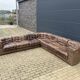 Prachtige De Sede Ds11, 7-delige set in brown patchwork