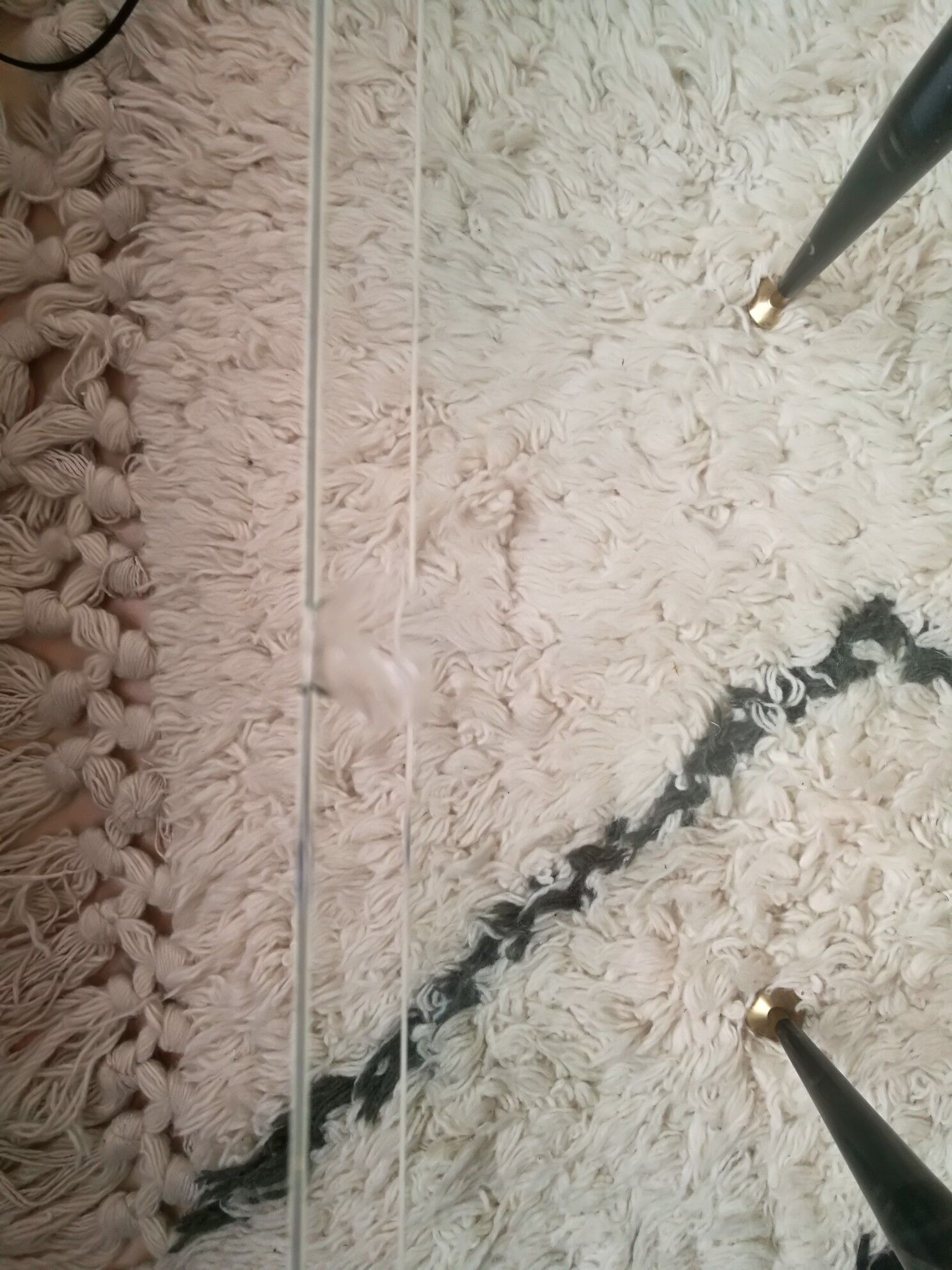 Vintage glass/brass coffee table 60