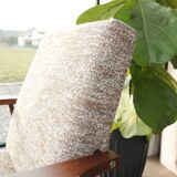 Scandinavian coffee brown armchair by H.Lis