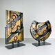 Geometric Glass Vases from Murano, Italy, 2000s, Set of 2