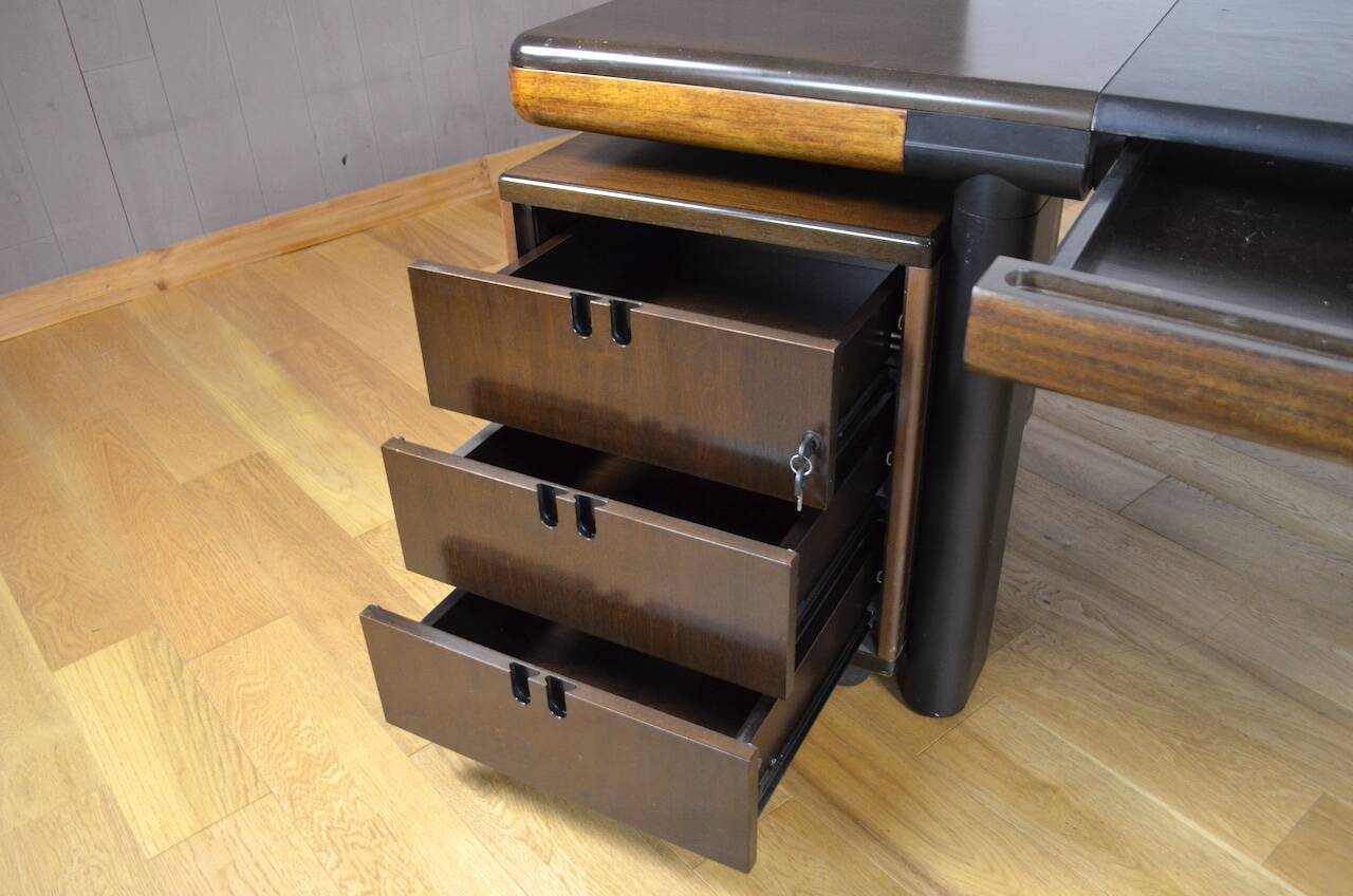 Énorme Bureau de Direction Édition Faram Italy Vintage 1980