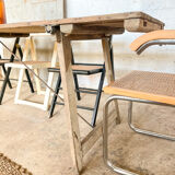 Old folding guinguette table 1
