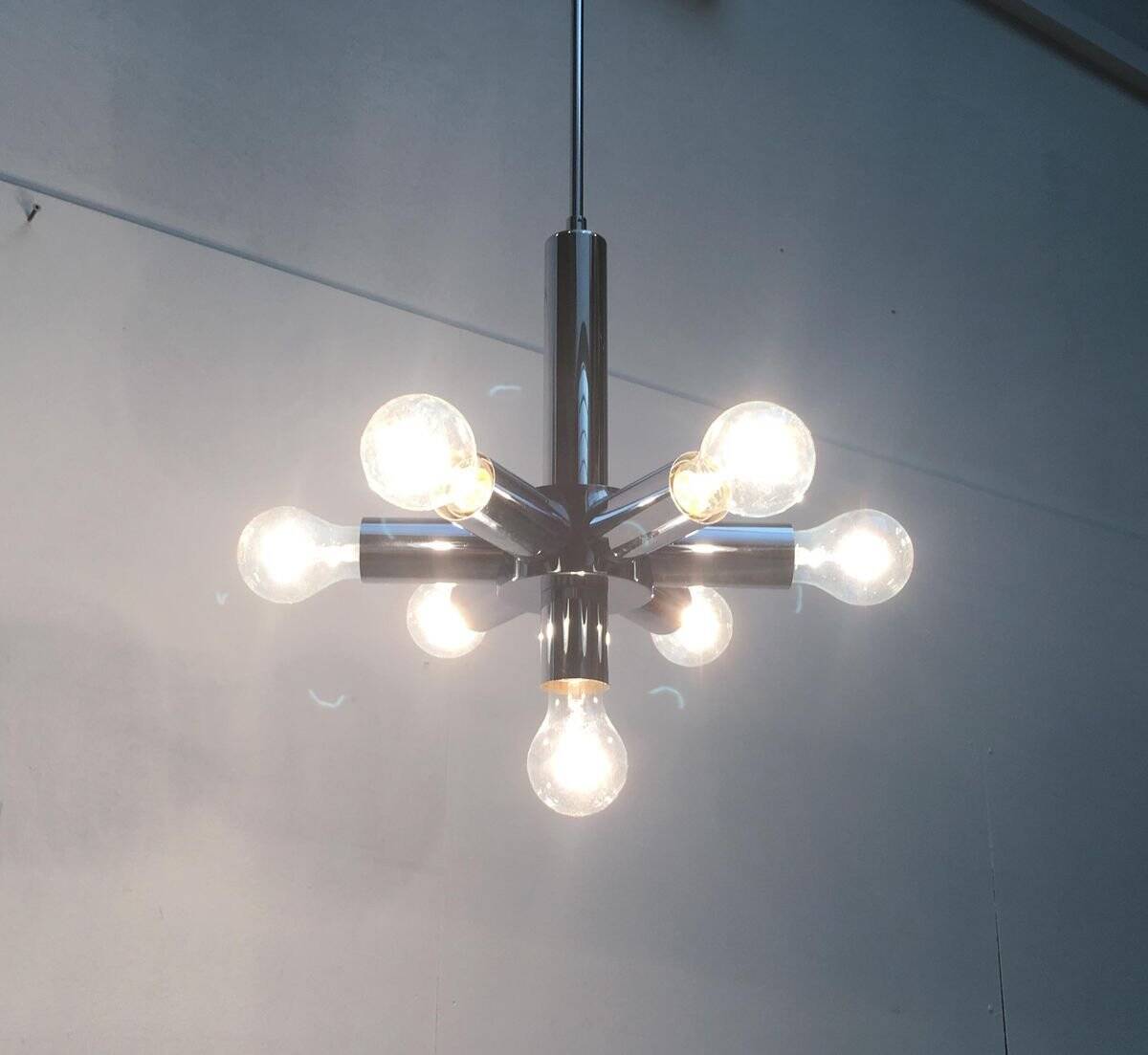 Suspension Chrome Space Age Mid-Century