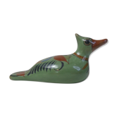 Ancient glazed terracotta mexico bird folk art vintage