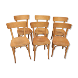 Set of 6 Thonet bistro chairs