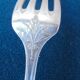 6 forks silver metal christofle mle laurel canals
