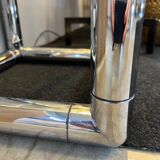 70's chrome design floor lamp shelf