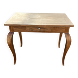 Beautiful Table with Curved Legs, Louis XV Style, 19th Century