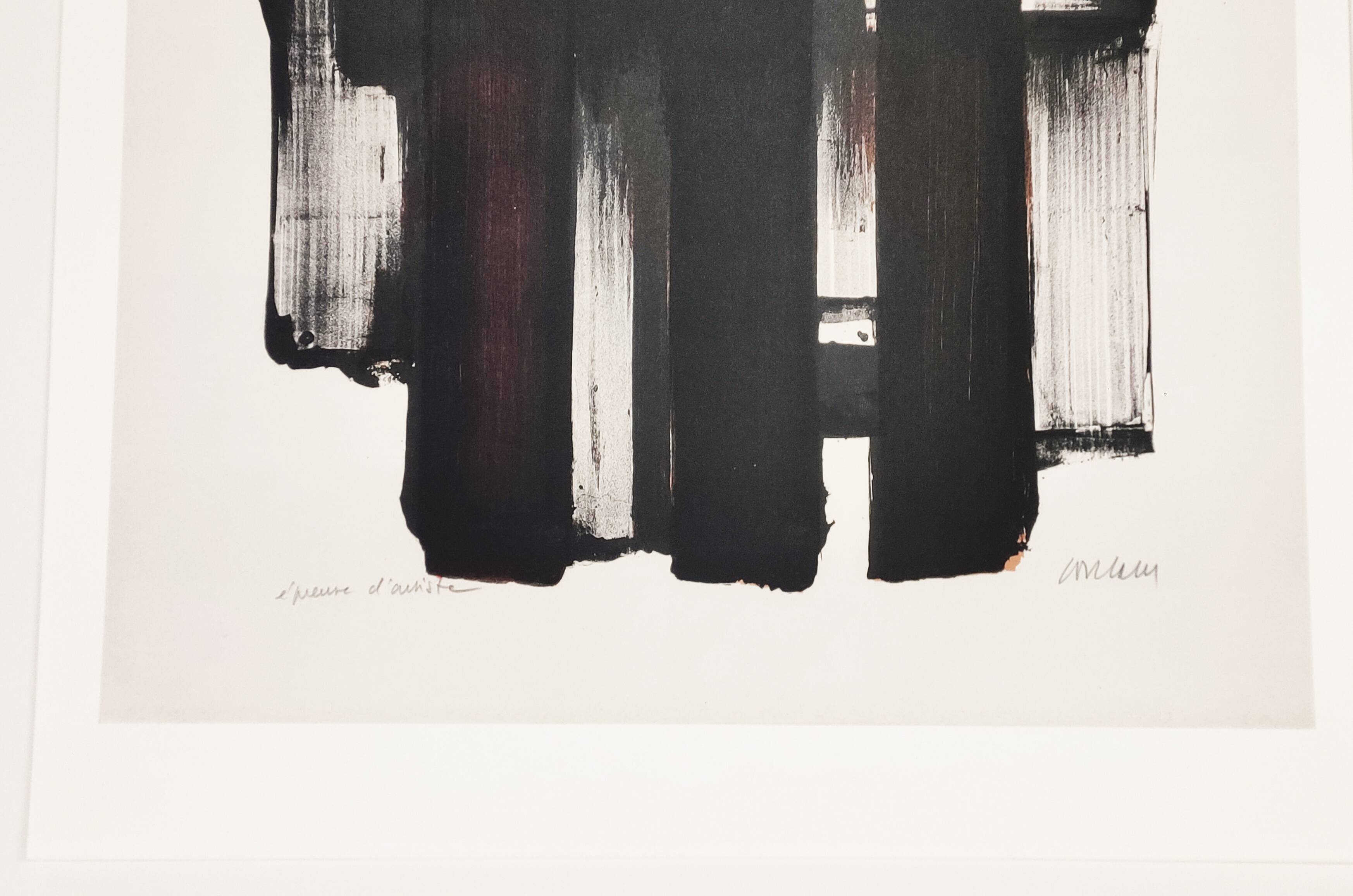 Poster Pierre Soulages