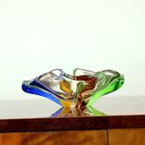 Design Art Rhapsody Collection glass bowl by Frantisek Zemek, Czechoslovakia 1960s