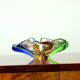 Bol en verre Design Art Rhapsody Collection par Frantisek Zemek, Tchécoslovaquie années 1960