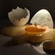 Broken egg alabaster sculpture lamp by Marco Ricciardi, Italy, 1980s