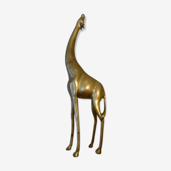 Girafe en laiton