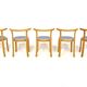 Set of 5 chairs "The 8000 serie", Rud Thygesen & Johnny Sørensen, Denmark, 1980
