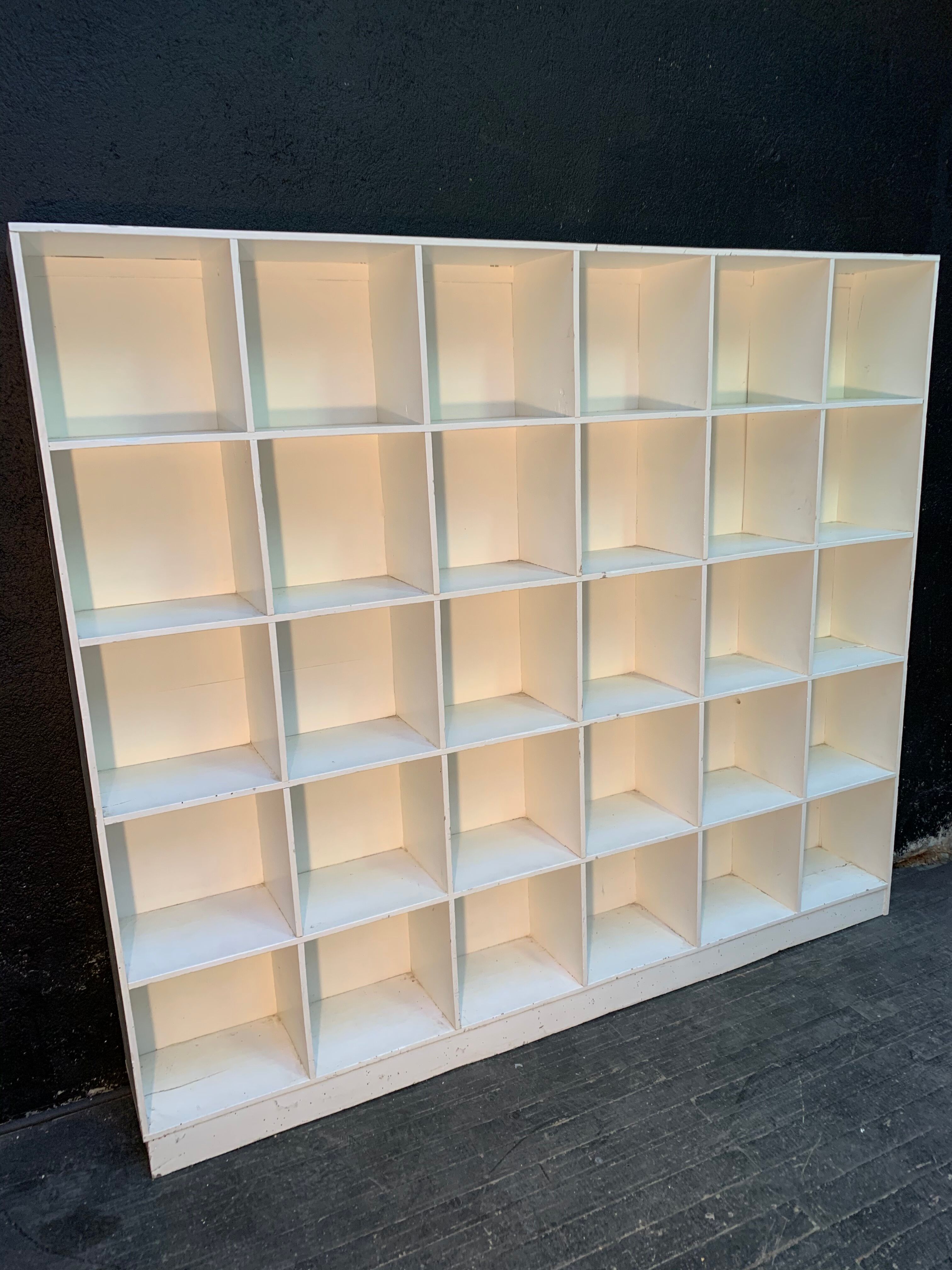 Vintage storage shelf, design library