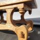 Medieval solid oak coffee table