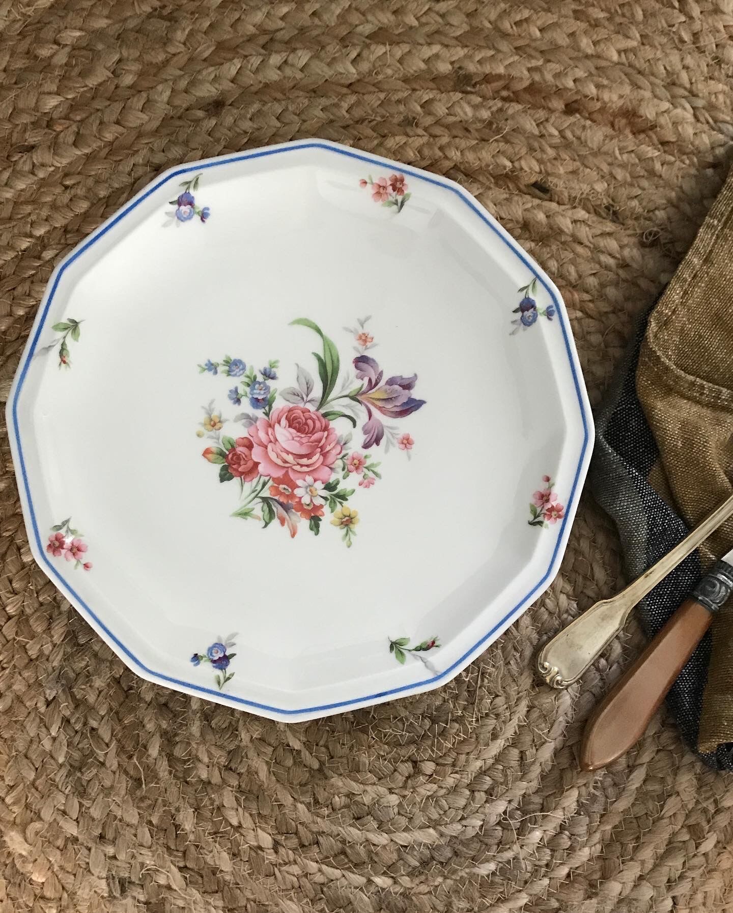 Flat plates limoges porcelain