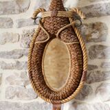 Mirror necklace rope 50s 46x25cm