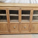 Natural Burmese teak sideboard