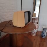 Yellow minivox vintage tv