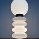 Space age glass table lamp from the mid-century by Carlo Nason for JBS, 1960s.