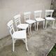 Series of 5 Baumann bistro chairs