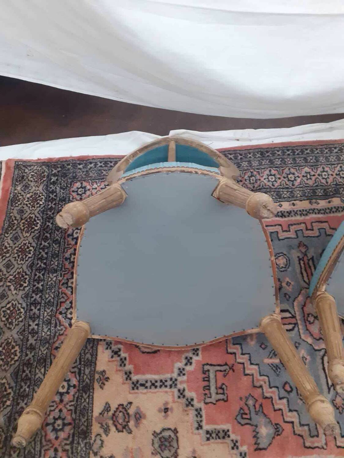 Louis XVI style medallion chair