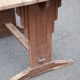 Vintage wood bistro table