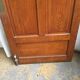 3 identical oak ancient doors
