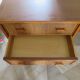 Vintage cane rattan desk with a large top and 5 drawers - 1960s/70s.