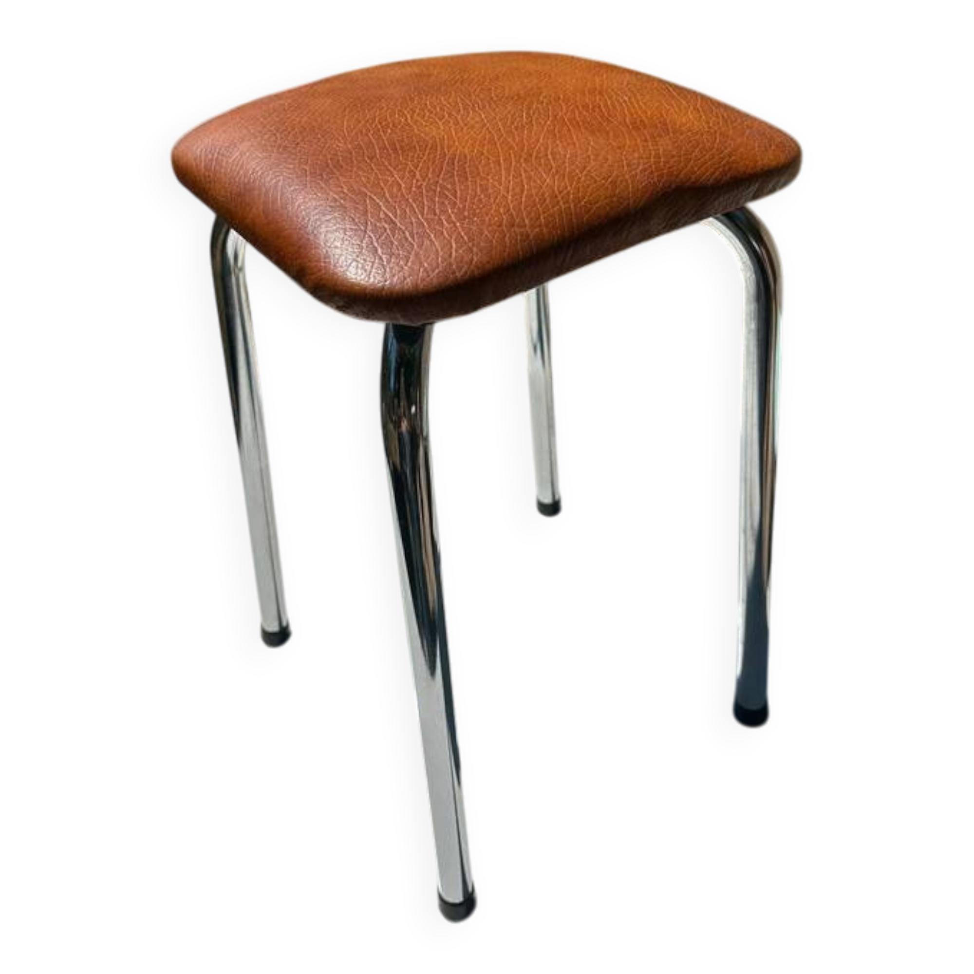 Vintage leather stool