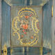 Antique german hand painted cabinet, circa 1850