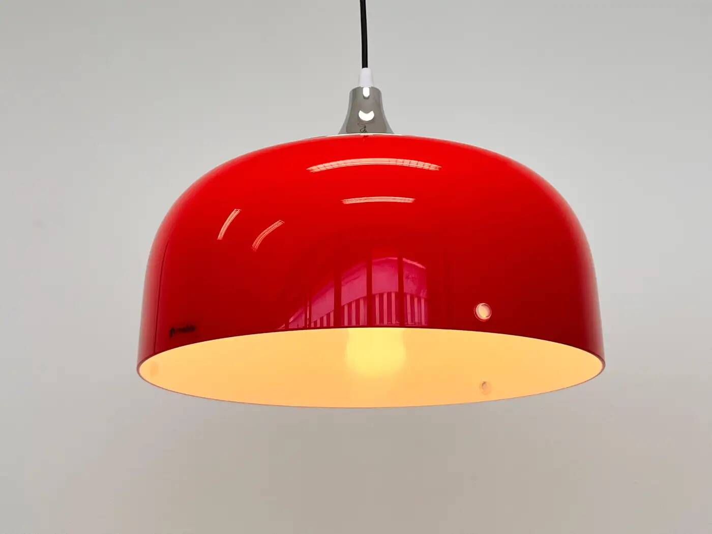 Pendentif en plastique de design mid-century par Meblo, Harvey Guzzini, Italie, années 1970.
