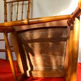 Pair of chairs bamboo collection Napoleon III