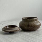 Pyrite stoneware sugar bowl.