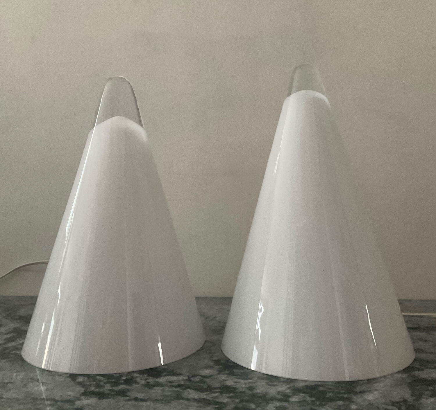 Pair of Teepee lamps, Ilu edition from the 80s-90s.