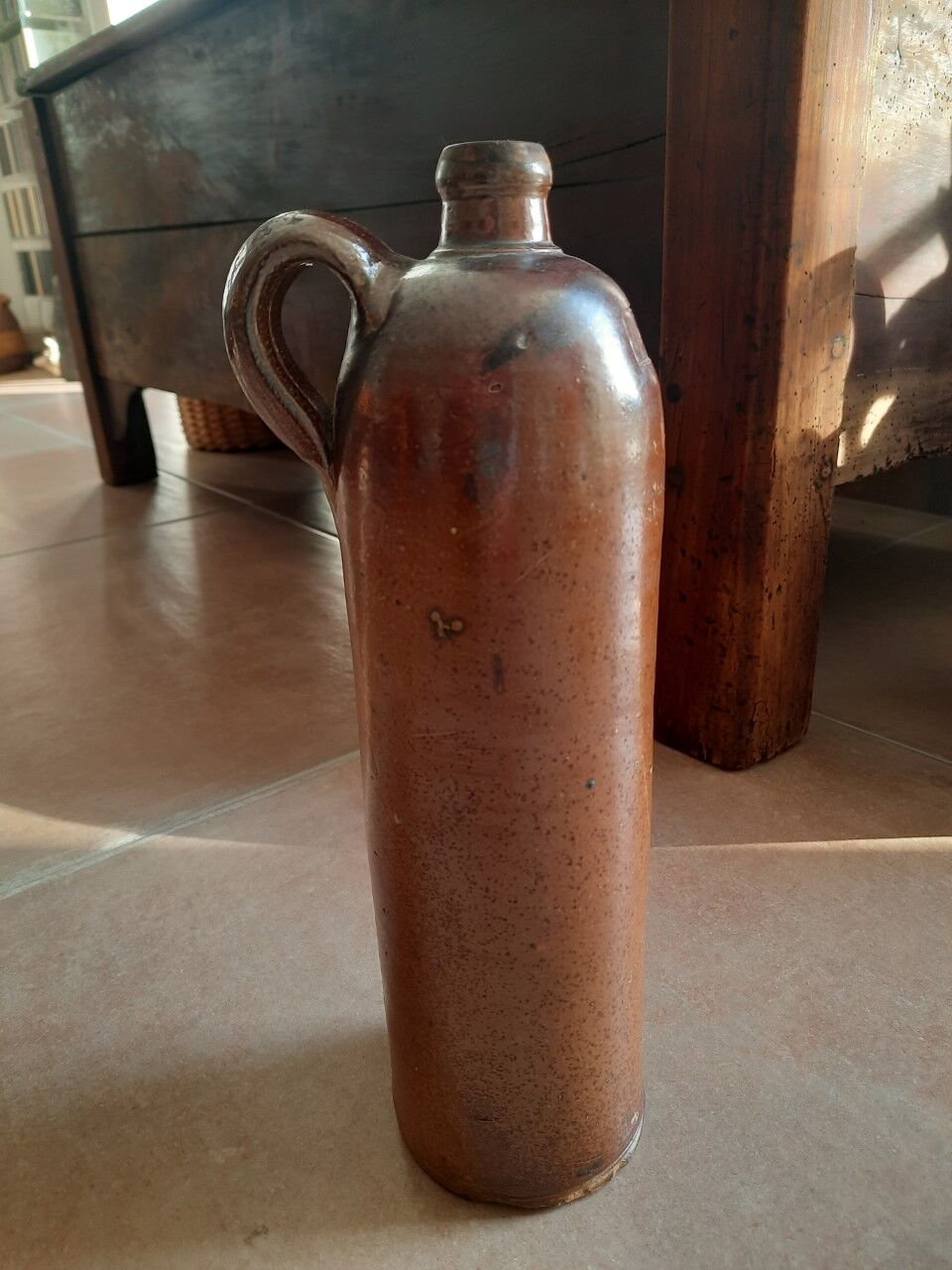 Old stoneware bottle