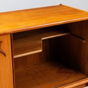 Bosteels Meubelen unique small sideboard walnut Belgium 1960