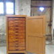 Old furniture of trade 11 drawers