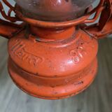 Old orange oil lamp vintage
