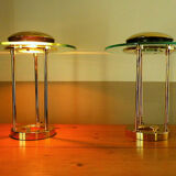 Pair of Saturn lamps 80s