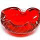 Sommerso Murano glass bowl by G. Ferro, Italy, 1950s