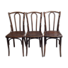 Set of 3 chairs Thonet 1900 Mazowia Noworadomsk