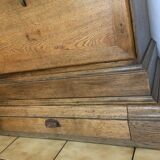 Cabinet notary scriban and lockers of oak desk