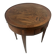 Louis XVI style marquetry pedestal table with removable top, 20th century