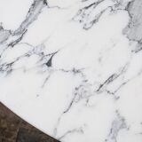 Calacatta marble Super Malta table, Roche Bobois, 1980s