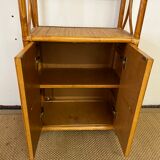 Rattan shelf 2 doors