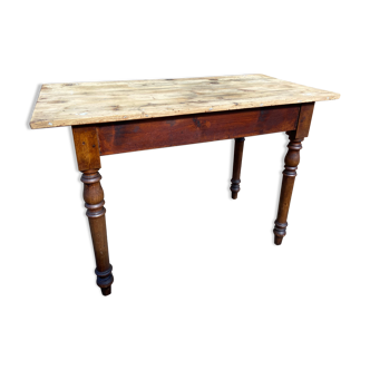 Table de ferme sapin vintage