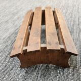 Small bench/Footrest in antique wood