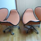 Pair of tulip swivel armchairs by Pierre Paulin for Artifort